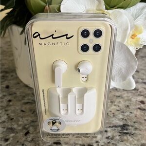 Air Magnetic Wireless Earbuds with Charging Case